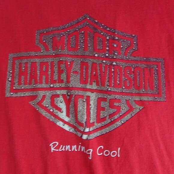 Harley Davidson Las Vegas NV Red Running Cool XL - Picture 3 of 6